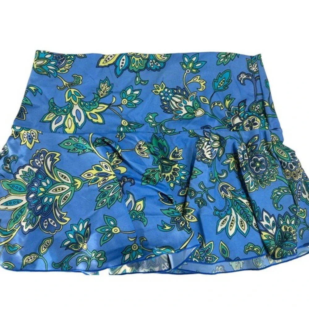 Victoria's Secret‎ Women's Swimwear Small 34A Blue Yellow Floral 3 Pieces Set
